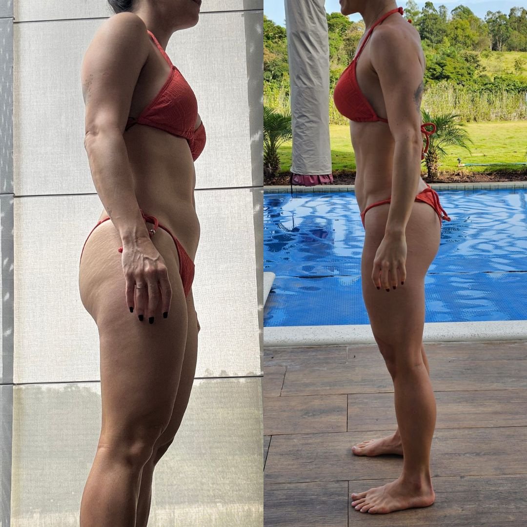 Antes e depois aluno 10